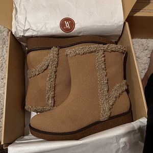 Vivaia Faux Fur Ankle Bootie Camel 7 (36)